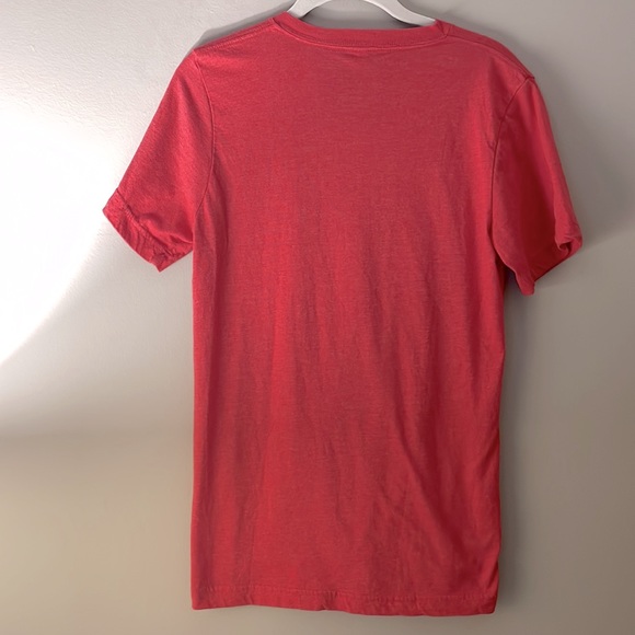 NWOT • BELLA CANVAS RED “LOVED” LOGO T-SHIRT - Picture 3 of 5